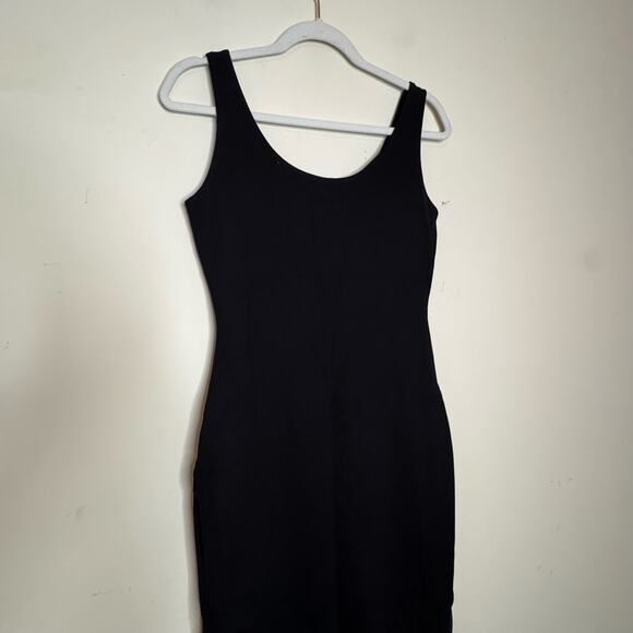 Sheer The Sculpting Black Bodycon Dress Sleeveless Scoopneck NWT Large Fitted - Picture 3 of 8